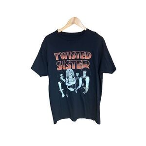 Twisted Sister Size Large (L) T Shirt Black